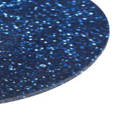 Blue Glitzer Texture Festivals Sparkor Schneidebrett (Ecke)