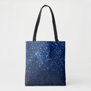 Blue Glitzer Texture Festivals Sparkor Tasche