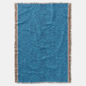 Blue Glitzer Throw Blanket Decke (Vorderseite Vertikal)