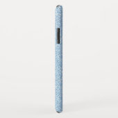 Blue Glitzer und Sparkle Monogram Case-Mate iPhone Hülle (Hinten/Rechts)