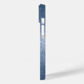 Blue Glitzer Unicorn Case-Mate iPhone Hülle (Rückseite / Links)