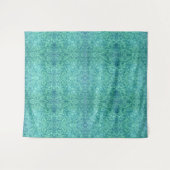 Blue Glitzer Wandteppich (Vorderseite (Horizontal))