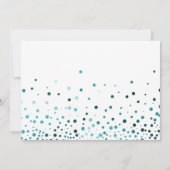 Blue Glitzer wird meine Einladung sein (Rückseite)