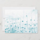 Blue Glitzer wird meine Einladung sein (Rückseite)