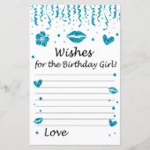 Blue Glitzer wünscht sich zum Geburtstag (Vorderseite)