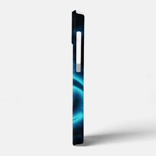 Blue Glo Biogefährdung iPhone Case (Rückseite / Links)