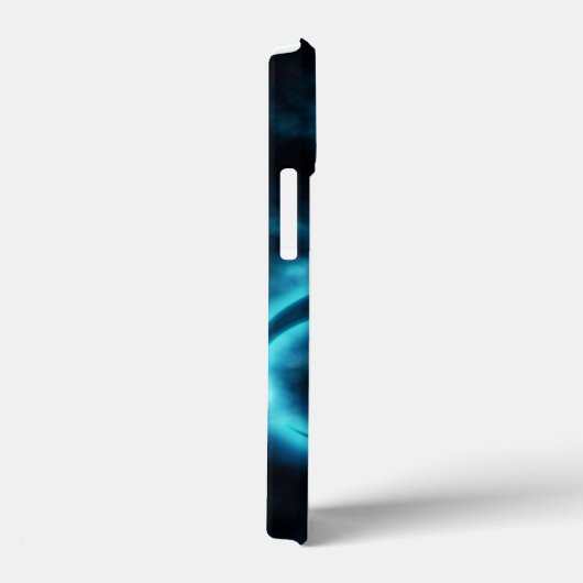 Blue Glo Biogefährdung iPhone Case (Rückseite / Rechts)