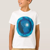 Blue Globe Boys T-Shirt (Vorderseite)
