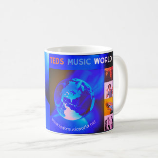 Blue Globe Music World Kaffee Tasse