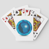 Blue Globe Playing Cards Spielkarten (Rückseite)