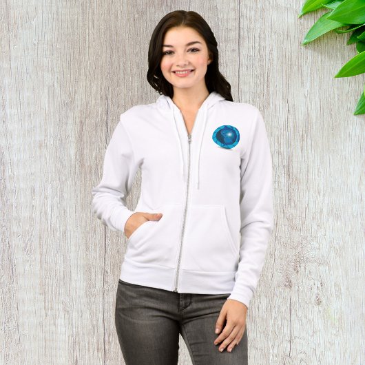 Blue Globe Womens Full-Zip Hoodie