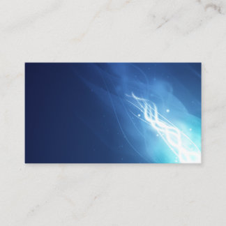 Blue Glow Effect Business Card Visitenkarte