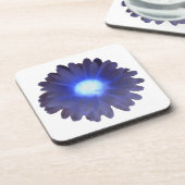 Blue Glow Marigold Cork Untersetzer (Linke Seite)