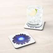 Blue Glow Marigold Cork Untersetzer (Rechte Seite)
