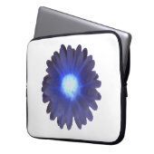 Blue Glow Marigold Laptop Bag Laptopschutzhülle (Vorderseite Links)