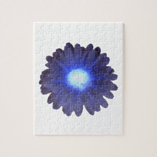 Blue Glow Marigold Puzzle (Vertikal)