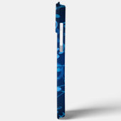 Blue Glow Musiknoten Case-Mate iPhone Hülle (Rückseite / Links)