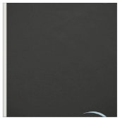 Blue Glows Angel Wings auf schwarzem Hintergrund Stoff (Muster)