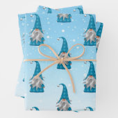 Blue Gnome Geschenkpapier Set (Beispiel)