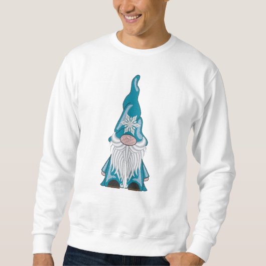 Blue Gnome Sweatshirt (Vorderseite)