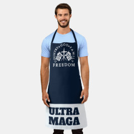 Blue God Family Country Freedom ULTRA MAGA Schürze