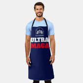 Blue God Family Country Freedom ULTRA MAGA Schürze (Getragen)