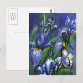 Blue Goddess Art Postcard Postkarte (Vorne/Hinten)