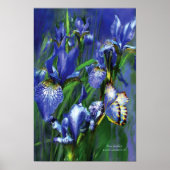 Blue Goddess Art Poster/Print Poster (Vorne)