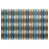 Blue Gold Abstract Seamless Pattern Fabric Stoff (Yard (91,4 cm))