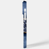 BLUE & GOLD AGATE PATTERN Case-Mate iPhone HÜLLE (Rückseite / Links)