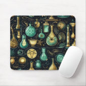 Blue Gold Alchemy Mousepad (Mit Mouse)