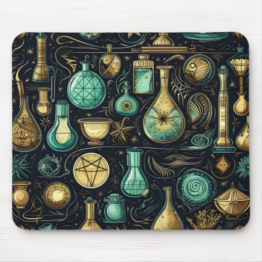 Blue Gold Alchemy Mousepad (Vorne)