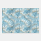 Blue Gold Animal Print Geschenkpapier Set (Vorderseite 2)