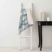 Blue Gold Animal Print Sherpadecke (Beispiel)