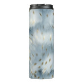 Blue Gold Animal Print Thermosbecher (Rückseite)
