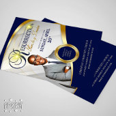 Blue & Gold Auferstehung Sonntag Kirche Flyer