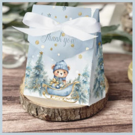 Blue Gold Baby Es ist kalt Outside Baby Dusche Acryleinladungen