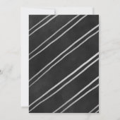 Blue & Gold Baby Shower Einladungen - Polka Dots (Rückseite)