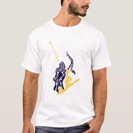 Blue & Gold Baton Twirler T-Shirt