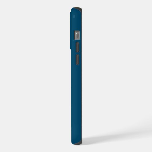 Blue Gold Beruflich Trendy Minimalistisch Name iPhone Hülle (Linke Seite)