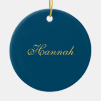Blue Gold Beruflich Trendy Minimalistisch Name