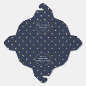 Blue Gold Birthday Anniversary Gastgeschenk Hochze Geschenkschachtel (Ungeklappt)