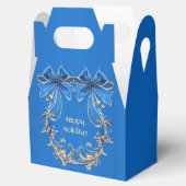 Blue Gold Blume Geschenkboxen Geschenkschachtel (Geöffnet)