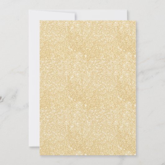 Blue & Gold Boho BläserBaby Dusche Einladung (Rückseite)