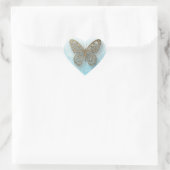 Blue Gold Butterfly Stickers (Tasche)
