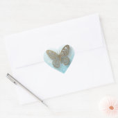 Blue Gold Butterfly Stickers (Umschlag)