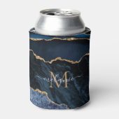 Blue Gold Can Colors Individuelle Name und Letter Dosenkühler (Kanne Vorderseite)