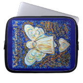 Blue Gold Cancer kann den Computer Sleeve Bag nich (Vorderseite)