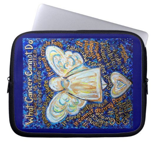 Blue Gold Cancer kann den Computer Sleeve Bag nich (Vorderseite)