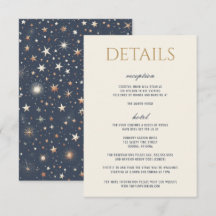 Blue & Gold Celestial Wedding